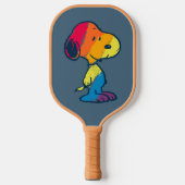 Rainbow Snoopy Pickleball Paddle (Voorkant)