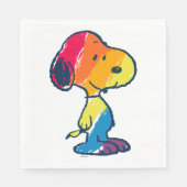 Rainbow Snoopy Servet (Voorkant)