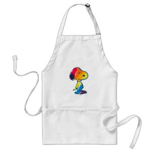 Rainbow Snoopy Standaard Schort