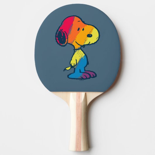 Rainbow Snoopy Tafeltennisbatje (Voorkant)