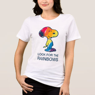 Rainbow Snoopy Tri-Blend Shirt