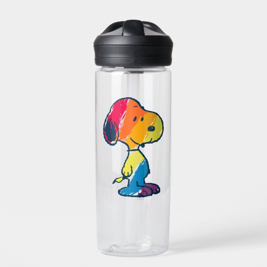 Rainbow Snoopy Waterfles (Voorkant)