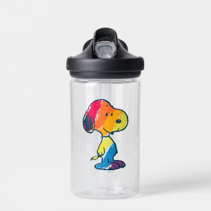 Rainbow Snoopy Waterfles