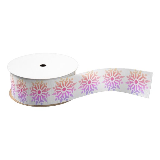Rainbow Snowflake Grosgrain Ribbon Lint (Spoel)