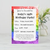 Rainbow Snowflake Kaart (Staand voorkant)