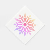 Rainbow Snowflake Servet (Hoek)