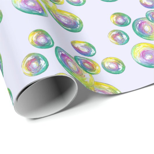 Rainbow Soap Bubbles Bubble Wand Zomerplezier Cadeaupapier (Rol Hoek)