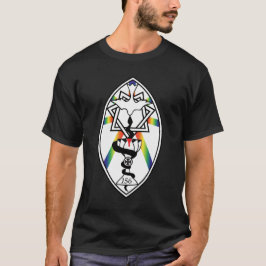 Rainbow SOB Lamen met ster van Babalon Logo Terug T-shirt