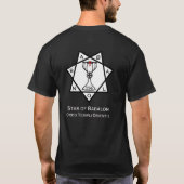 Rainbow SOB Lamen met ster van Babalon Logo Terug T-shirt (Achterkant)