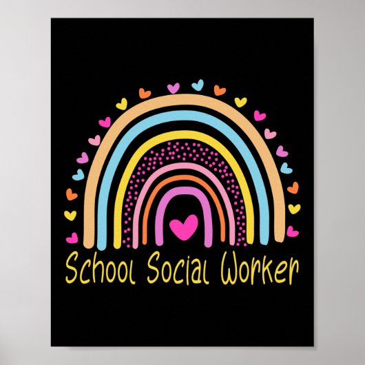 Rainbow Social Worker Poster (Voorkant)