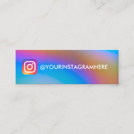 RAINBOW SOCIALE MEDIA COLOR GRADIENT Instagram Mini Visitekaartje