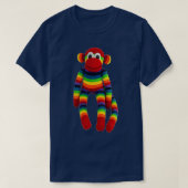 Rainbow Sock Monkey T-shirt (Design voorkant)