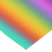 RAINBOW soft Stripes Pattern + jouw idee Korte Tafelloper (Hoek)