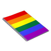 Rainbow Solid Stripe laptop Notitieboek (Rechterzijde)