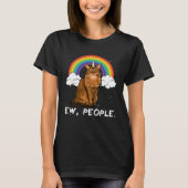 Rainbow Somali Ew People Unicorn Cat T-shirt (Voorkant)