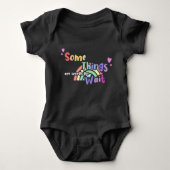 Rainbow Sommige dingen zijn het wachten waard Romper (Voorkant)