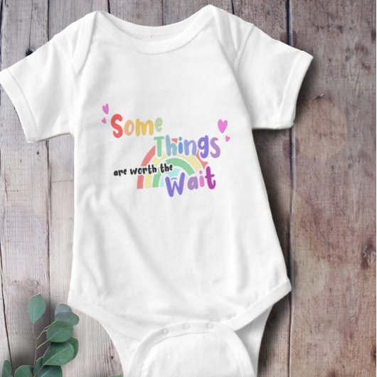 Rainbow Sommige dingen zijn het wachten waard Romper