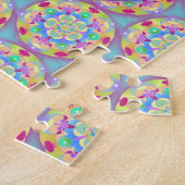 Rainbow Song Mandala Extreem uitdagend Legpuzzel (Zijkant)