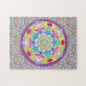 Rainbow Song Mandala Extreem uitdagend Legpuzzel (Horizontaal)