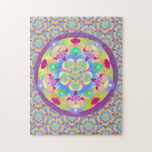 Rainbow Song Mandala Extreem uitdagend Legpuzzel
