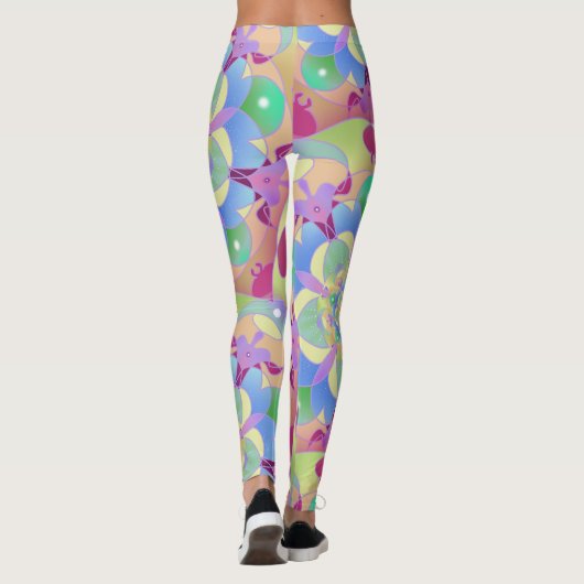 Rainbow Song Mandala Leggings (Achterkant)