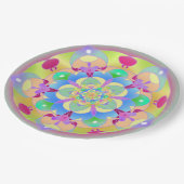 Rainbow Song Mandala Papieren Bordje (Gekanteld)