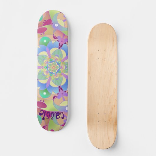 Rainbow Song Mandala Persoonlijk Skateboard (Voorkant)