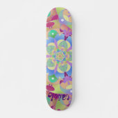 Rainbow Song Mandala Persoonlijk Skateboard (Voorkant)