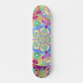 Rainbow Song Mandala Persoonlijk Skateboard