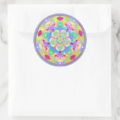 Rainbow Song Mandala Ronde Sticker (Tas)