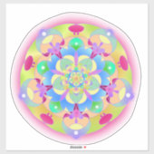 Rainbow Song Mandala Sticker (Vel)