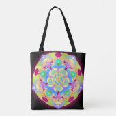 Rainbow Song Mandala Tote Bag (Achterkant)