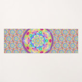 Rainbow Song Mandala Yogamat (Voorkant (horizontaal))