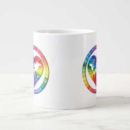 Rainbow Soul Circle Grote Koffiekop