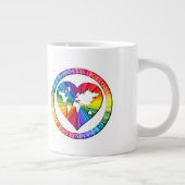 Rainbow Soul Circle Grote Koffiekop (Rechts)
