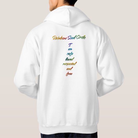 Rainbow Soul Circle Hoodie (Achterkant)