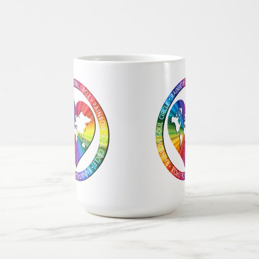 Rainbow Soul Circle Koffiemok (Center)
