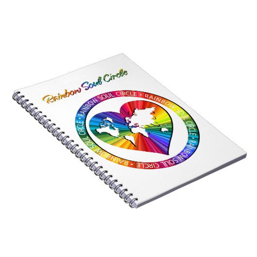 Rainbow Soul Circle Notitieboek (Rechterzijde)