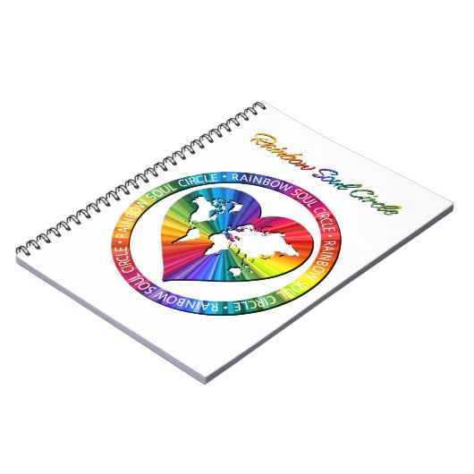 Rainbow Soul Circle Notitieboek (Linkerzijde)