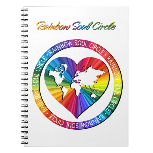 Rainbow Soul Circle Notitieboek (Voorkant)