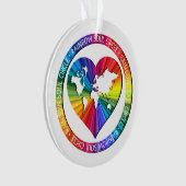 Rainbow Soul Circle Ornament (voorkant)