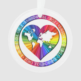 Rainbow Soul Circle Ornament