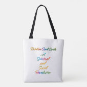 Rainbow Soul Circle Tote Bag (Achterkant)
