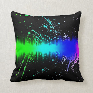 Rainbow Sound Explosion Airborstel Abstract Pillow Kussen