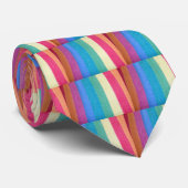 Rainbow Southwest Weave Stropdas (Opgerold)