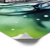 Rainbow Space Cat Astronaut Poster (Hoek)