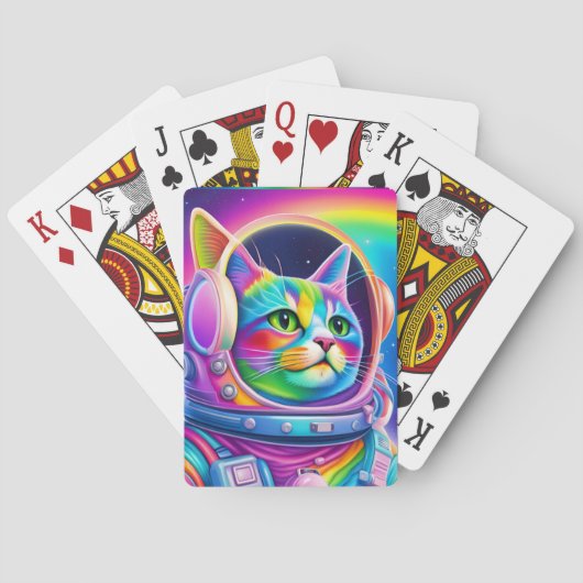 Rainbow Space Cat - Kaarten spelen (Achterkant)