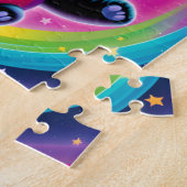 Rainbow Space Panda Puzzel Legpuzzel (Zijkant)