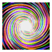 Rainbow Spark Swirl Perfect Poster (Voorkant)