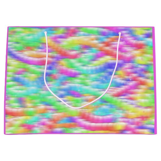 Rainbow sparkle bubbles groot cadeauzakje (Voorkant)